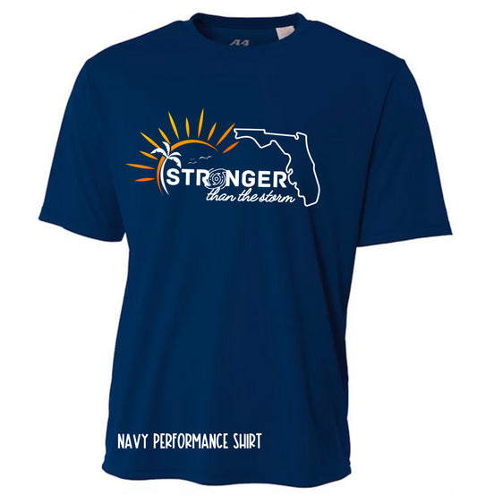 Stronger than the Storm logo shirt - dry fit