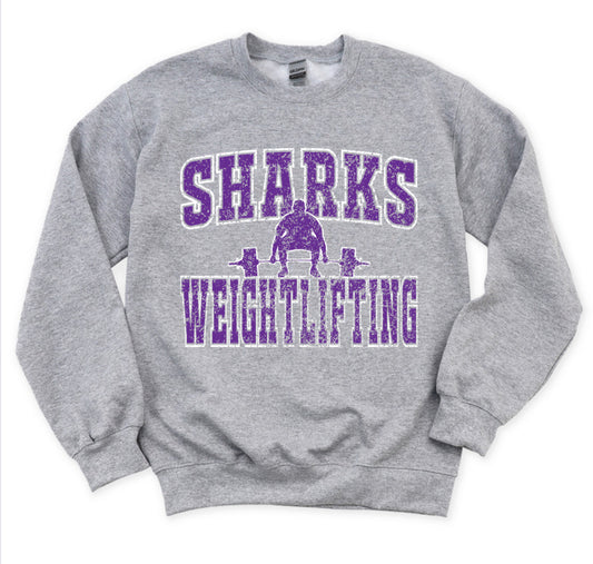 Sharks Weightlifting Sweatshirts