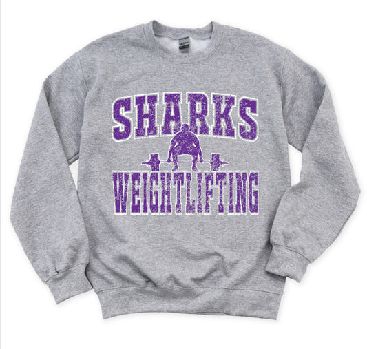 Sharks Weightlifting T-Shirts