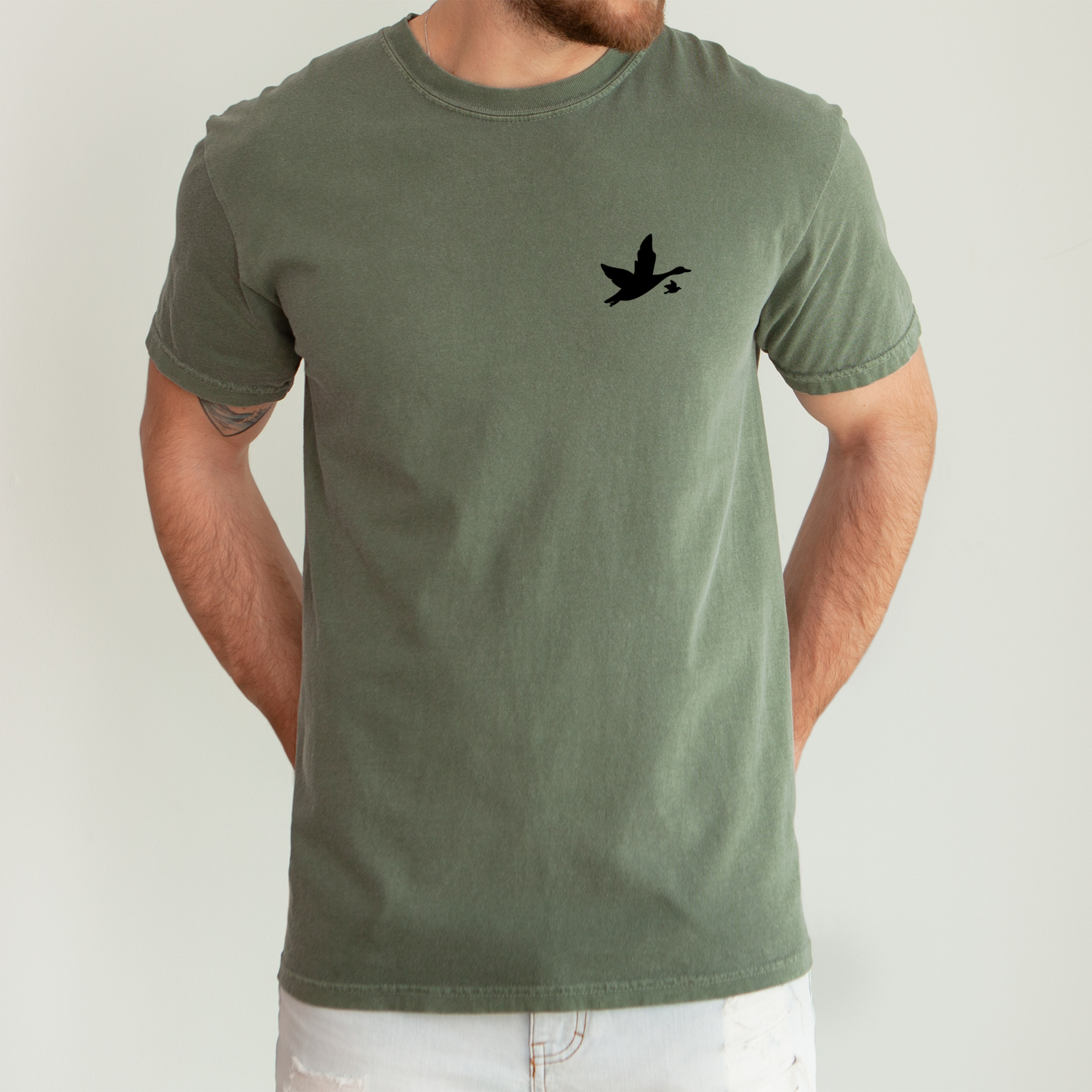 Bird & Goose Logo T-Shirt (front and back)