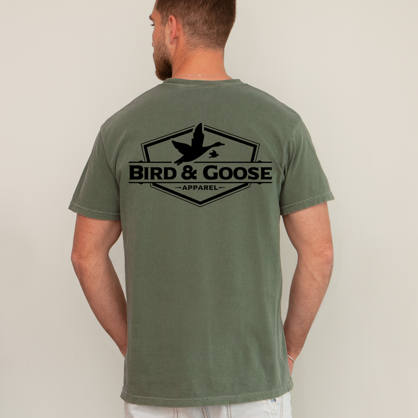 Bird & Goose Logo T-Shirt (front and back)